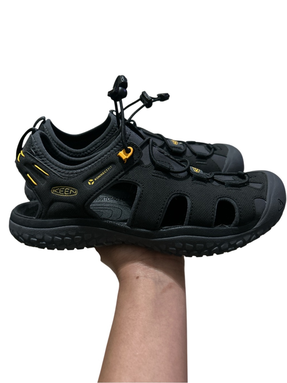 KEEN Men’s SOLR Sport Sandals Black Size 8 Water Outdoor Hiking